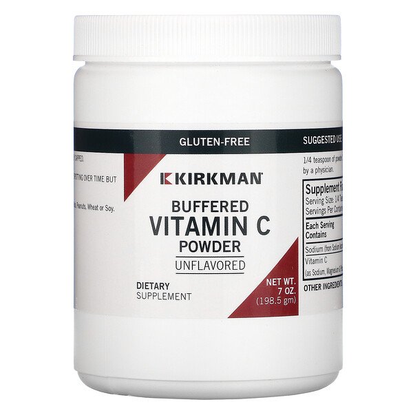 Mua Kirkman Labs Buffered Vitamin C Powder Unflavored 7 oz 198.5 g giảm giá rẻ Hà nội TPHCM