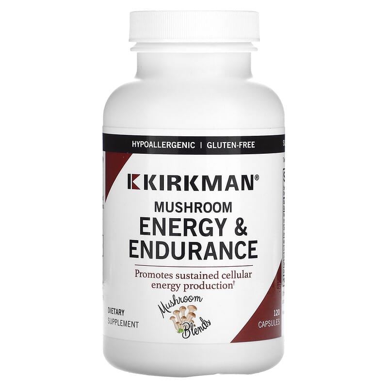 Kirkman Labs Mushroom Energy & Endurance 120 Capsules 3 Kirkman Labs Mushroom Energy & Endurance 120 Capsules 812325028474