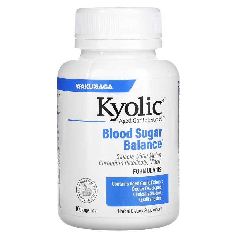 Kyolic Aged Garlic Extract Blood Sugar Balance 100 viên 6 kyolic aged garlic extract blood sugar balance 100 capsules 51877