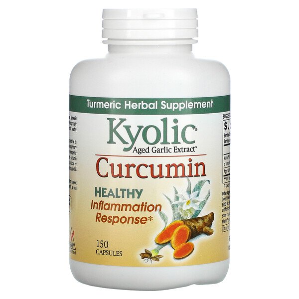Kyolic Aged Garlic Extract Curcumin 150 viên 3 kyolic aged garlic extract curcumin 150 capsules 71349