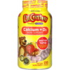 L'il Critters Calcium + D3 Bone Support Black Cherry Orange & Strawberry Flavors 150 Gummies 027917014173