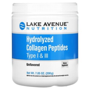 Mua Lake Avenue Nutrition Hydrolyzed Collagen Peptides Type I & III Unflavored 7.05 oz 200 g giảm giá rẻ Hà nội TPHCM