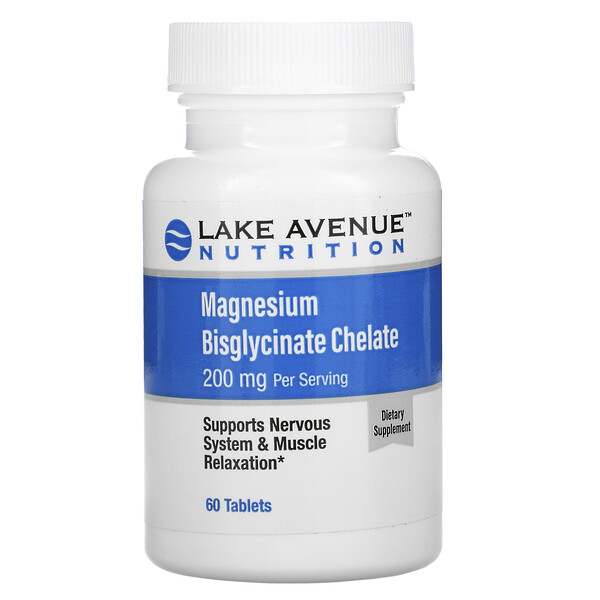 Mua Lake Avenue Nutrition Magnesium Bisglycinate with Albion Minerals 100 mg 60 viên giảm giá rẻ Hà nội TPHCM