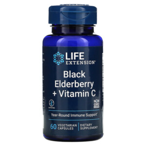 Mua Life Extension Black Elderberry + Vitamin C 60 viên giảm giá rẻ Hà nội TPHCM