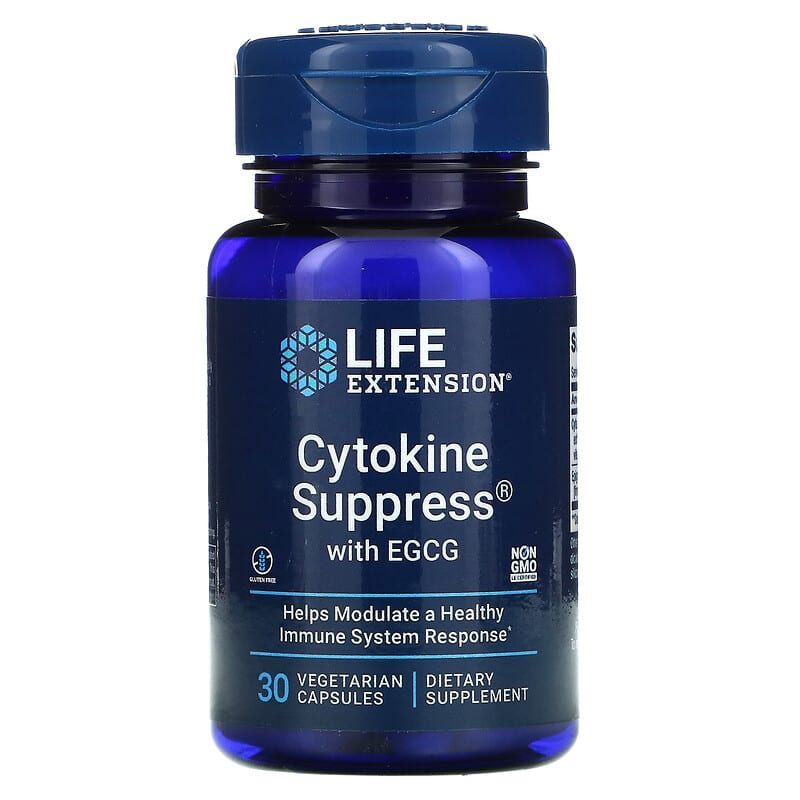 Life Extension Cytokine Suppress with EGCG 30 viên 6 life extension cytokine suppress with egcg 30 vegetarian capsules 55653