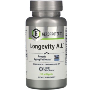 Mua Life Extension GEROPROTECT Longevity A.I. 30 Softgels giảm giá rẻ Hà nội TPHCM