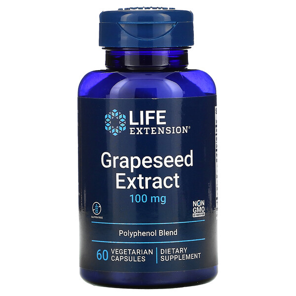 Life Extension Grapeseed Extract 100 mg 60 Vegetarian Capsules 3 Mua Life Extension Grapeseed Extract 100 mg 60 viên giảm giá rẻ Hà nội TPHCM