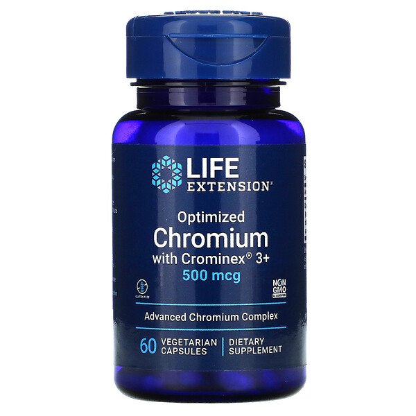 Life Extension Optimized Chromium with Crominex 3+ 500 mcg 60 Vegetarian Capsules 3 Mua Life Extension Optimized Chromium with Crominex 3+ 500 mcg 60 viên giảm giá rẻ Hà nội TPHCM
