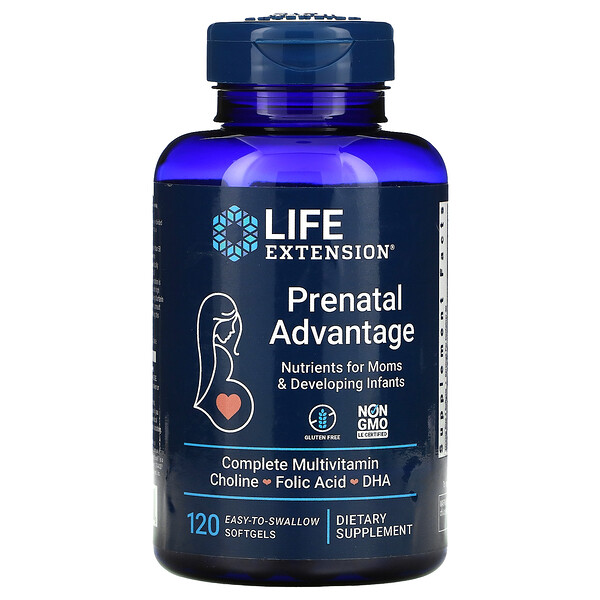 Mua Life Extension Prenatal Advantage 120 Easy-To-Swallow Softgels giảm giá rẻ Hà nội TPHCM