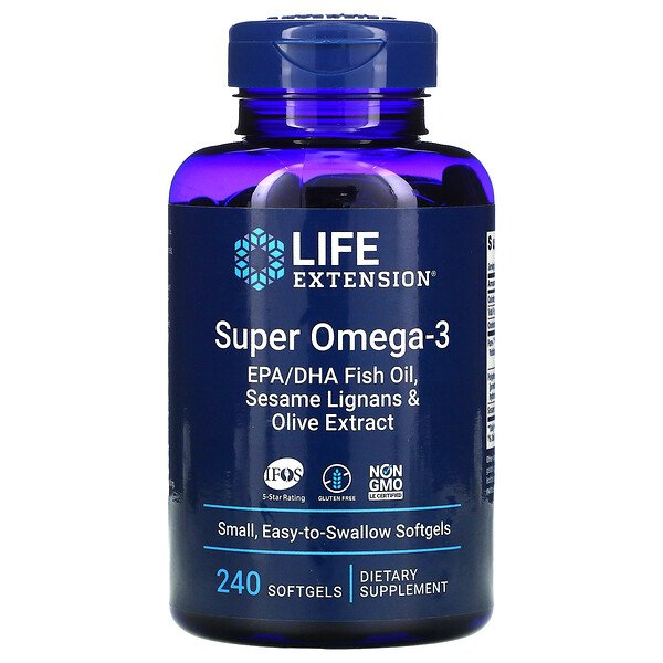 Life Extension Super Omega-3 240 Softgels 3 life extension super omega 3 240 softgels 67021