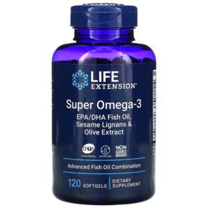 Mua Life Extension Super Omega-3 EPA/DHA Fish Oil Sesame Lignans & Olive Extract 120 Softgels giảm giá rẻ Hà nội TPHCM