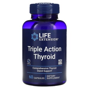 Life Extension Triple Action Thyroid 60 Capsules 737870200369