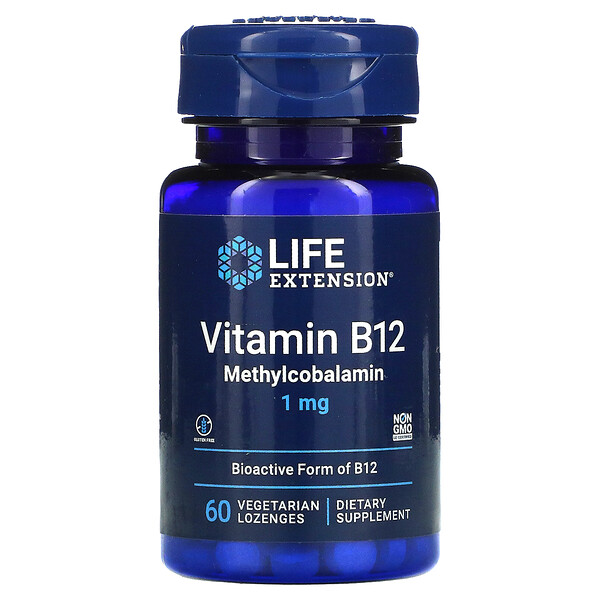 Mua Life Extension Vitamin B12 Methylcobalamin 1 mg 60 Vegetarian Lozenges giảm giá rẻ Hà nội TPHCM