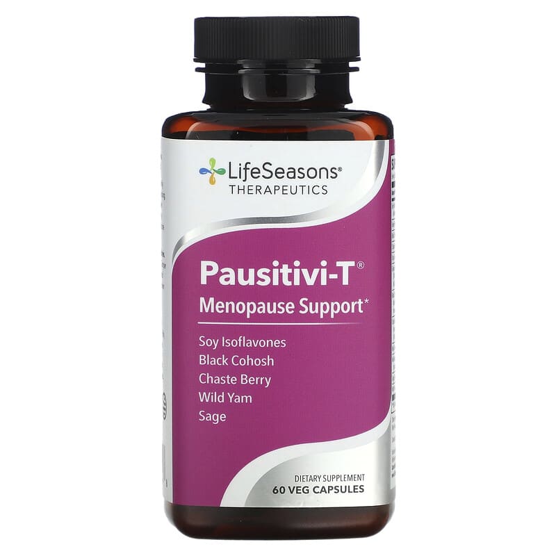 LifeSeasons Pausitivi-T Menopause Support 60 Veg Capsules 3 LifeSeasons Pausitivi-T Menopause Support 60 Veg Capsules 853760002148