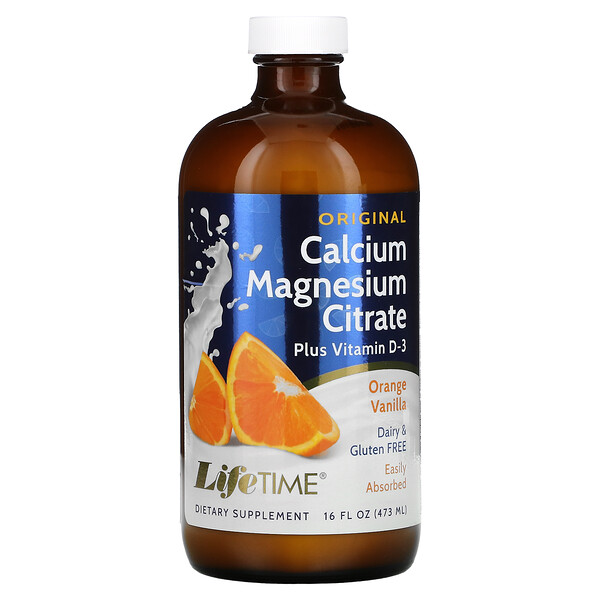 LifeTime Vitamins Bone Support Calcium Magnesium Citrate Plus Vitamin D-3 Orange Vanilla 16 fl oz (473 ml) 2 Mua LifeTime Vitamins Calcium Magnesium Citrate Plus Vitamin D-3 Orange Vanilla 16 oz 473 ml giảm giá rẻ Hà nội TPHCM