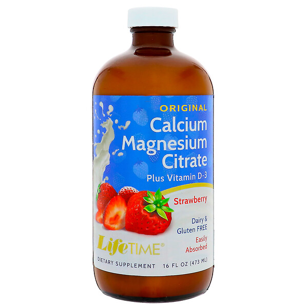 Mua LifeTime Vitamins Calcium Magnesium Citrate Strawberry 16 oz 473 ml giảm giá rẻ Hà nội TPHCM