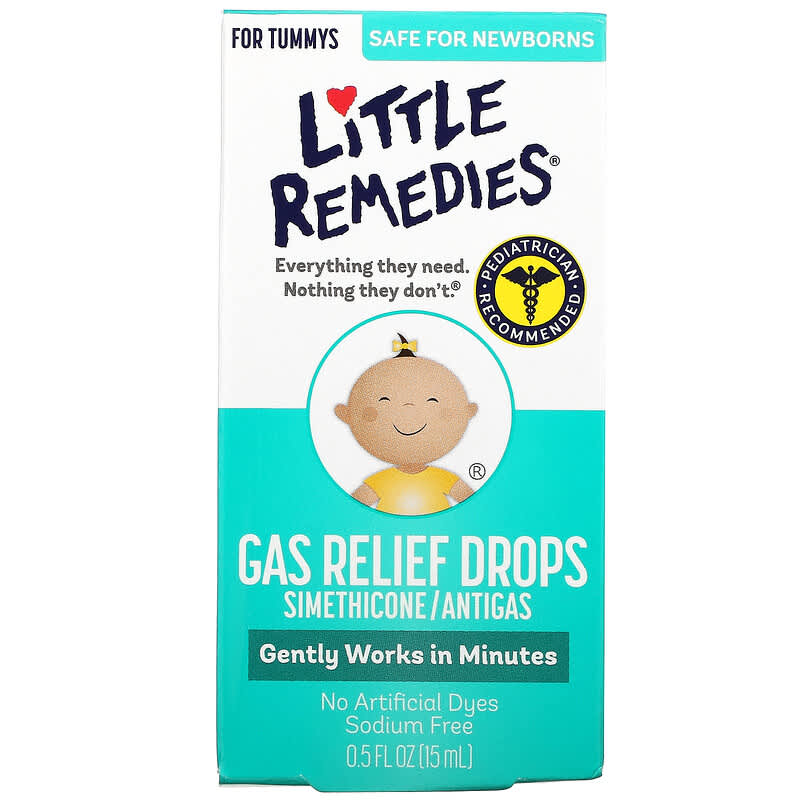 Little Remedies Gas Relief Drops for Newborns 0.5 fl oz (15 ml) 3 Little Remedies Gas Relief Drops for Newborns 0.5 fl oz (15 ml) 756184120453