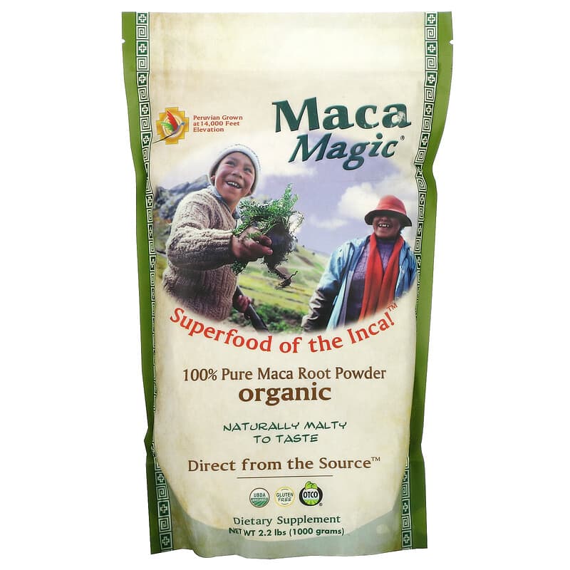 Maca Magic Organic 100% Pure Maca Root Powder 2.2 lbs (1.000 g) 3 Maca Magic Organic 100% Pure Maca Root Powder 2.2 lbs (1.000 g) 838451000061