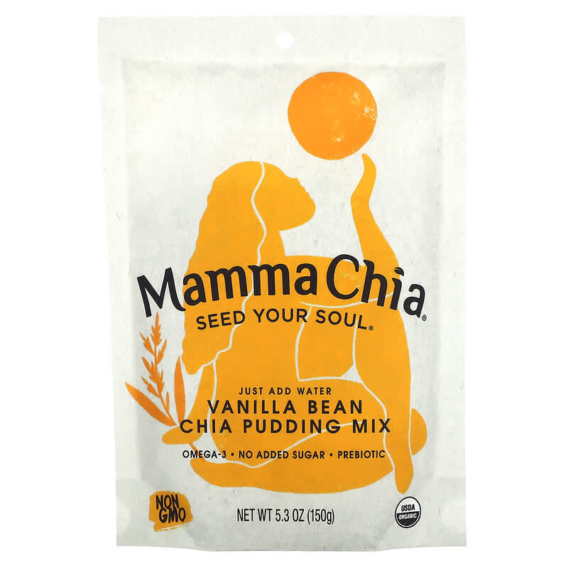 Mamma Chia Chia Pudding Mix Vanilla Bean 5.3 oz (150 g) 3 Mamma Chia Chia Pudding Mix Vanilla Bean 5.3 oz (150 g) 856516005417