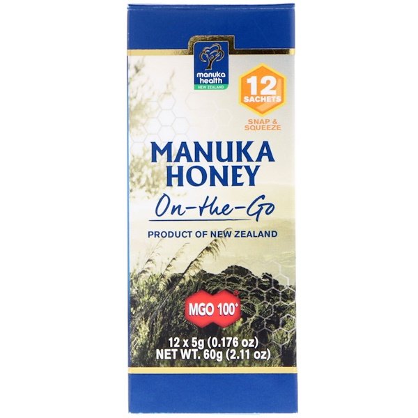Manuka Health Manuka Honey On-The-Go MGO 115+ 12 Packets 0.176 oz (5 g) Each 2 Mua Manuka Health Manuka Honey On-The-Go MGO 100+ 12 Packets 0.176 oz 5 g Each giảm giá rẻ Hà nội TPHCM