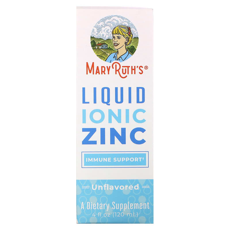 MaryRuth Organics Liquid Ionic Zinc Unflavored 4 fl oz (120 ml) 3 MaryRuth Organics Liquid Ionic Zinc Unflavored 4 fl oz (120 ml) 856645008600