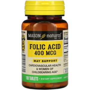Mua Mason Natural Folic Acid 400 mcg 100 viên giảm giá rẻ Hà nội TPHCM