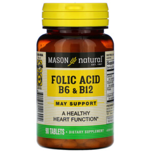 Mua Mason Natural Folic Acid B6 & B12 90 viên giảm giá rẻ Hà nội TPHCM