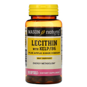 Mua Mason Natural Lecithin with Kelp/B6 Plus Apple Cider Vinegar 100 Softgels giảm giá rẻ Hà nội TPHCM