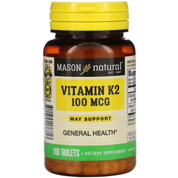 Mua Mason Natural Vitamin K2 100 mcg 100 viên giảm giá rẻ Hà nội TPHCM