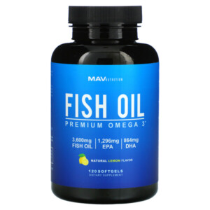 Mua MAV Nutrition Fish Oil Premium Omega 3 Natural Lemon 120 Softgels giảm giá rẻ Hà nội TPHCM