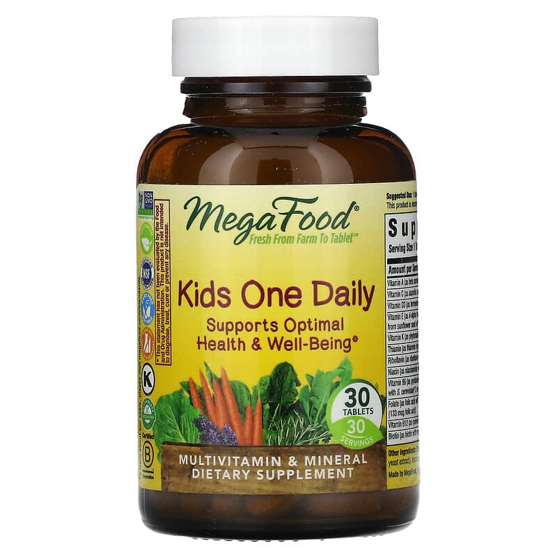 MegaFood Kids One Daily 30 viên 3 megafood kids one daily 30 tablets 50646