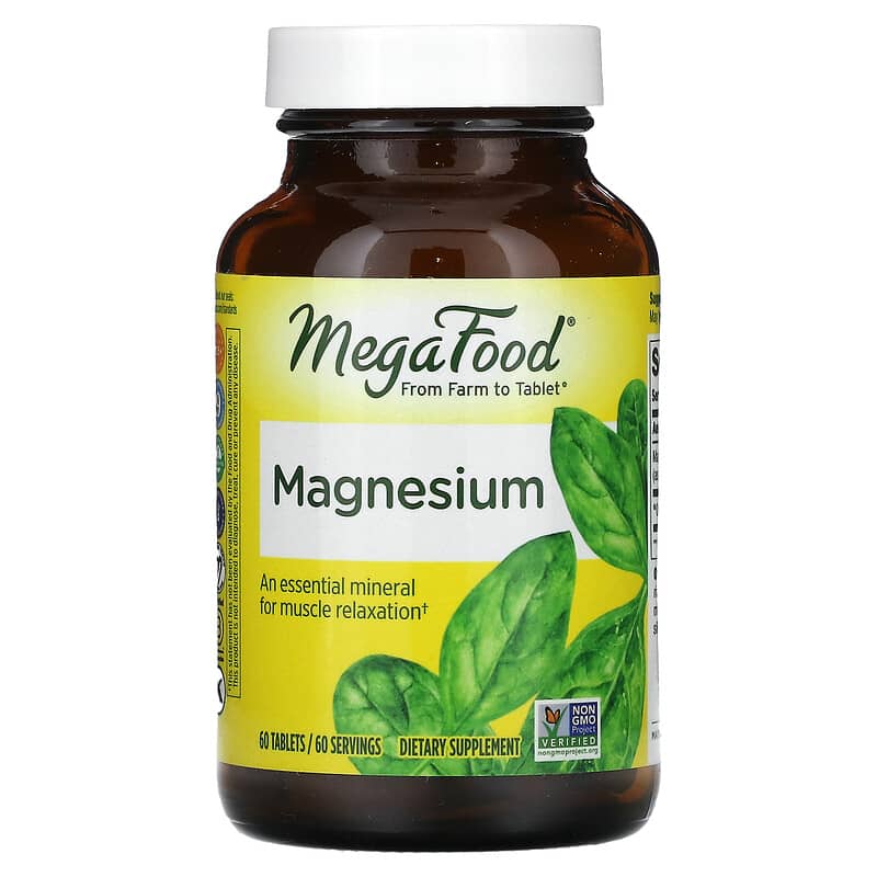 MegaFood Magnesium 60 Tablets 3 MegaFood Magnesium 60 Tablets 051494101872