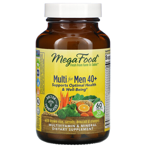 MegaFood Multi for Men 40+ 60 viên 3 megafood multi for men 40 60 tablets 68432