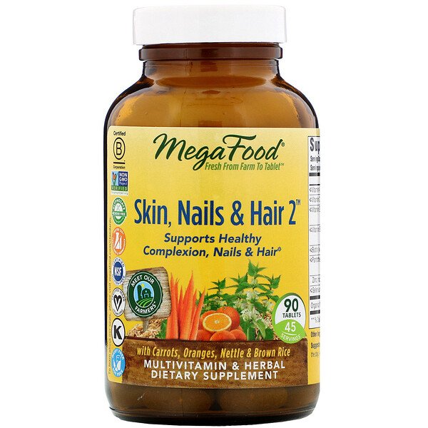 Mua MegaFood Skin Nails & Hair 2 90 viên giảm giá rẻ Hà nội TPHCM