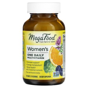 MegaFood Women's One Daily MultiVitamin 90 Tablets 051494101056