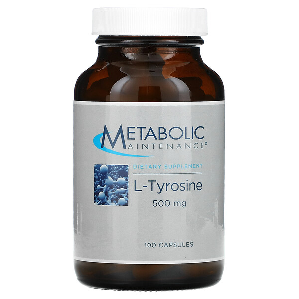 Metabolic Maintenance L-Tyrosine 500 mg 100 viên 6 metabolic maintenance l tyrosine 500 mg 100 capsules 54207