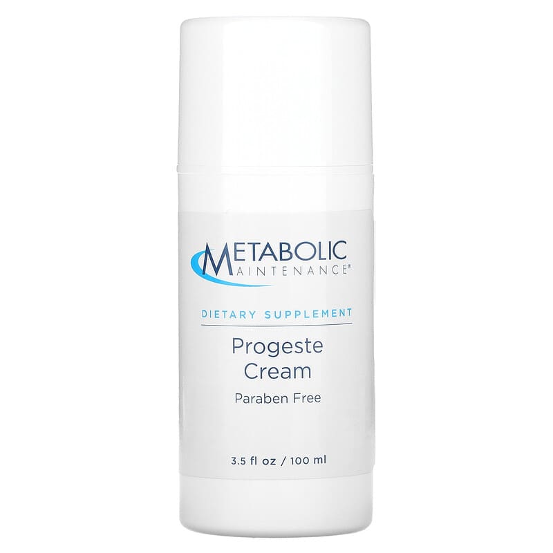 Metabolic Maintenance Progeste Cream 3.5 fl oz (100 ml) 3 Metabolic Maintenance Progeste Cream 3.5 fl oz (100 ml) 838287006435