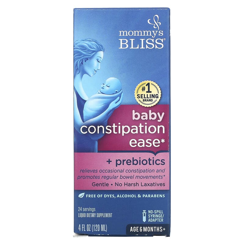 Mommy's Bliss Baby Constipation Ease 6 Months+ 4 fl oz (120 ml) 3 Mommy's Bliss Baby Constipation Ease 6 Months+ 4 fl oz (120 ml) 679234055317