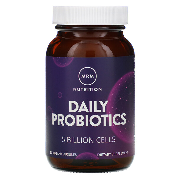 MRM Nutrition Daily Probiotics 5 Billion Cells 30 viên 3 mrm nutrition daily probiotics 5 billion cells 30 vegan capsules 75969
