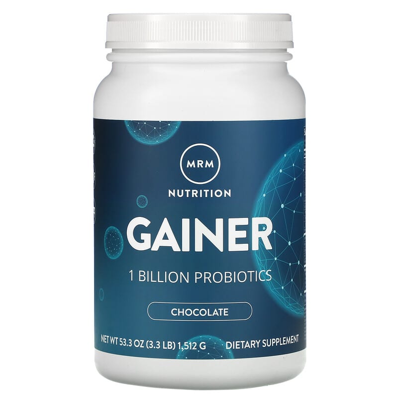 MRM Nutrition Gainer Chocolate 1 Billion Probiotics 3.3 lb (1.512 g) 3 MRM Nutrition Gainer Chocolate 1 Billion Probiotics 3.3 lb (1.512 g) 609492730046