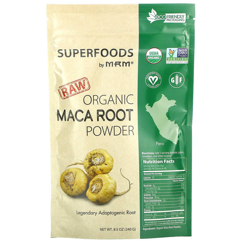 MRM Nutrition Raw Organic Maca Root Powder 8.5 oz (240 g) 3 MRM Nutrition Raw Organic Maca Root Powder 8.5 oz (240 g) 609492800084