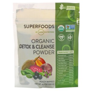 Mua MRM Organic Detox & Cleanse Powder Peach Mango 4.2 oz 120 g giảm giá rẻ Hà nội TPHCM