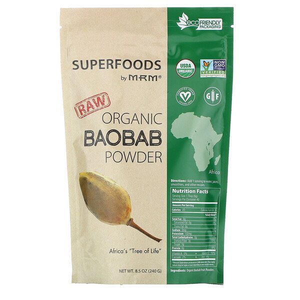 Mua MRM Raw Organic Baobab Powder 8.5 oz 240 g giảm giá rẻ Hà nội TPHCM