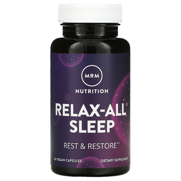 MRM Relax-All Sleep 60 viên 3 mrm relax all sleep 60 vegan capsules 107945