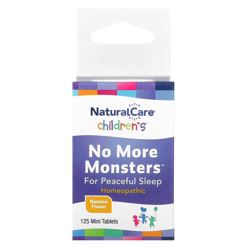 NatraBio Children's No More Monsters Banana 125 Mini Tablets 3 NatraBio Children's No More Monsters Banana 125 Mini Tablets 701619178493