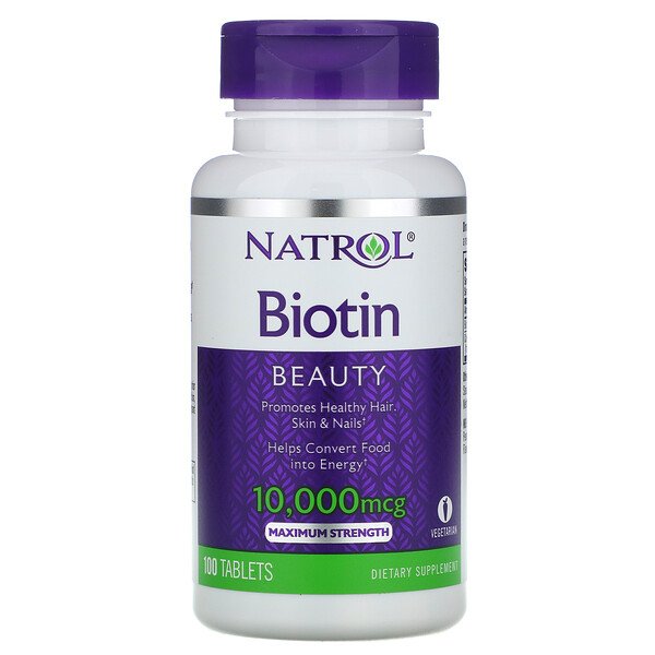Natrol Biotin Maximum Strength 10,000 mcg 100 viên 3 natrol biotin maximum strength 10 000 mcg 100 tablets 25842