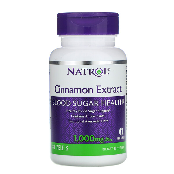 Natrol Cinnamon Extract 500 mg 80 Tablets 3 Mua Natrol Cinnamon Extract 1