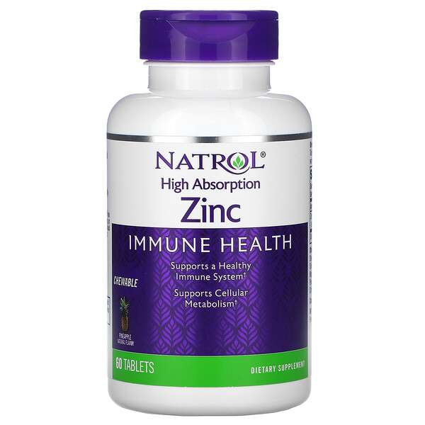 Natrol High Absorption Zinc Natural Pineapple 60 Tablets 3 Mua Natrol High Absorption Zinc Natural Pineapple Flavor 60 viên giảm giá rẻ Hà nội TPHCM