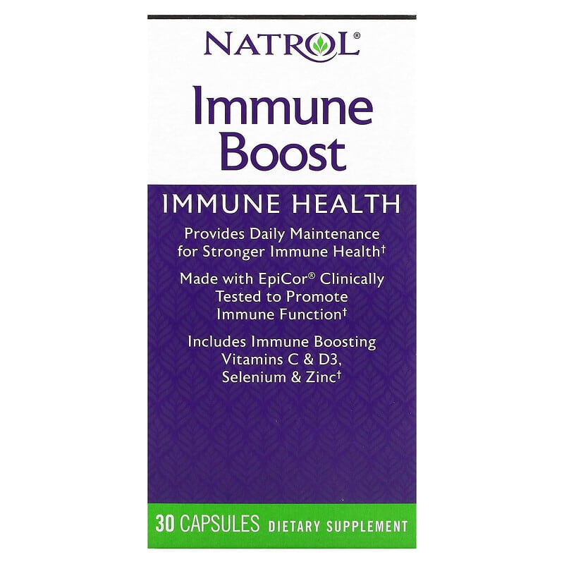 Natrol Immune Boost 30 Capsules 3 Natrol Immune Boost 30 Capsules 047469057442