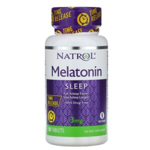 Mua Natrol Melatonin Time Release 3 mg 100 viên giảm giá rẻ Hà nội TPHCM